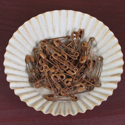 Rusty Safety Pins - 1.5" - 100/Pkg